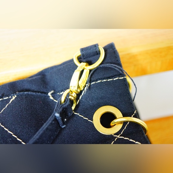 Black canvas chain bag - Picture 5 of 5